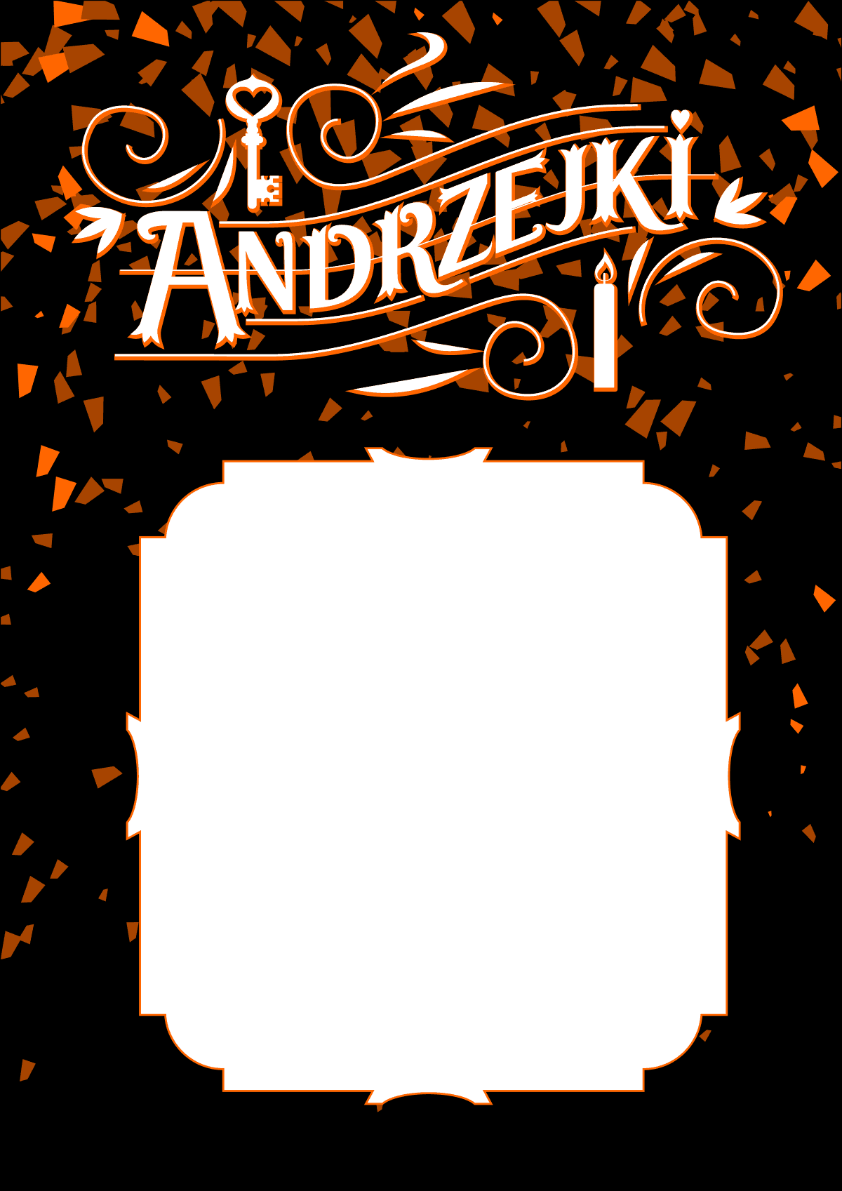 Andrzejki 2024 plakat na andrzejki