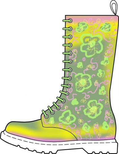 projekt grafiki na buty