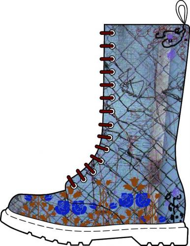 grafika na buty dr Martens