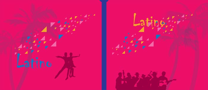 grafika okładki płyty Latino
